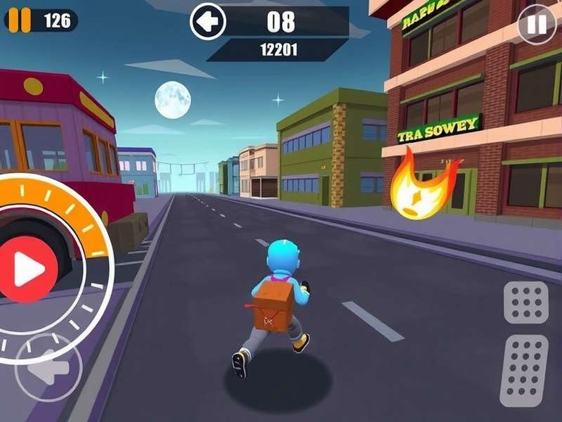 Rapid Parcel Runner gameplay screenshot